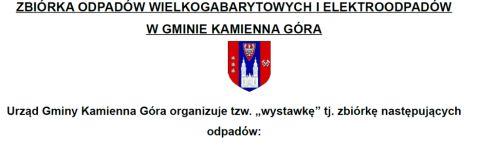 Zbiórka odpadów wielkogabarytowych i elektroodpadów