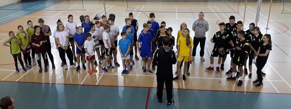 Powiatowy badminton - szkoły podstawowe