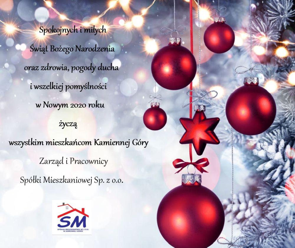 Boże Narodzenie 2019 - Spółka Mieszkaniowa