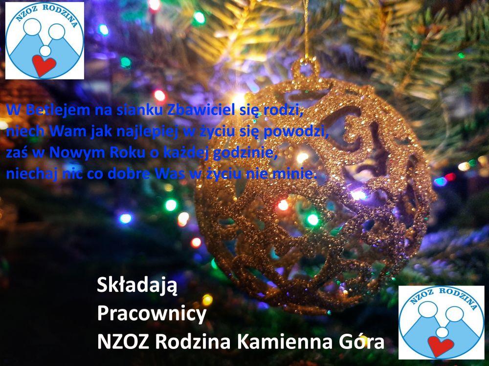 Boże Narodzenie 2019 - NZOZ Rodzina
