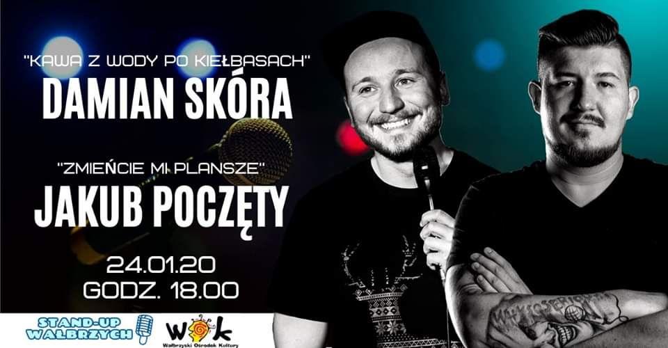 Stand-up Wałbrzych: Damian Skóra oraz Jakub Poczęty 