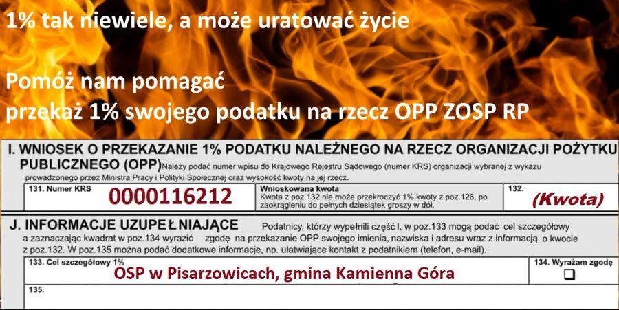 1% - OSP Pisarzowice