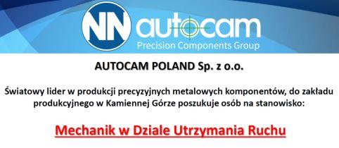 Oferta pracy - Mechanik w Dziale Utrzymania Ruchu