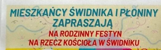 Festyn w Świdniku