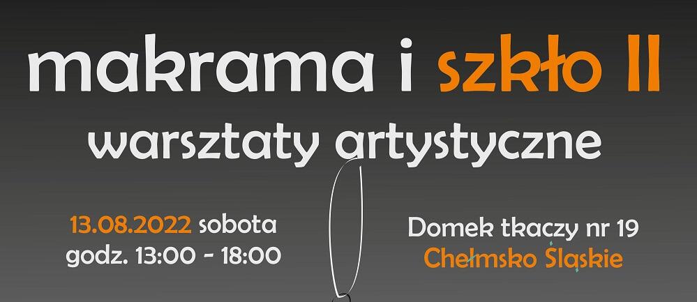 Makrama i szkło