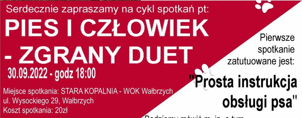 Pies i człowiek – zgrany duet