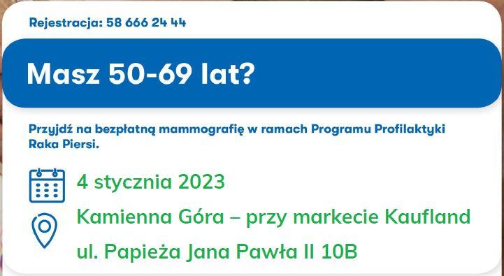 Mammografia w Kamiennej Górze
