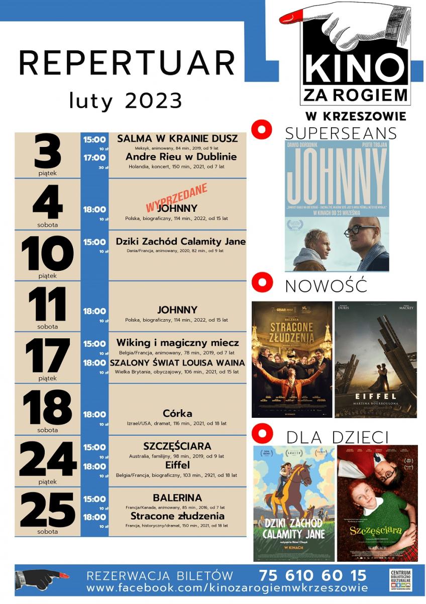 Kino za Rogiem zaprasza - luty 2023