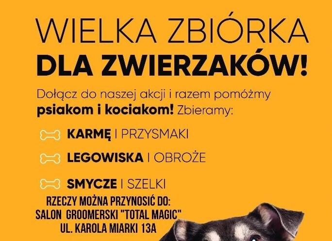 Zbiórka dla zwierząt