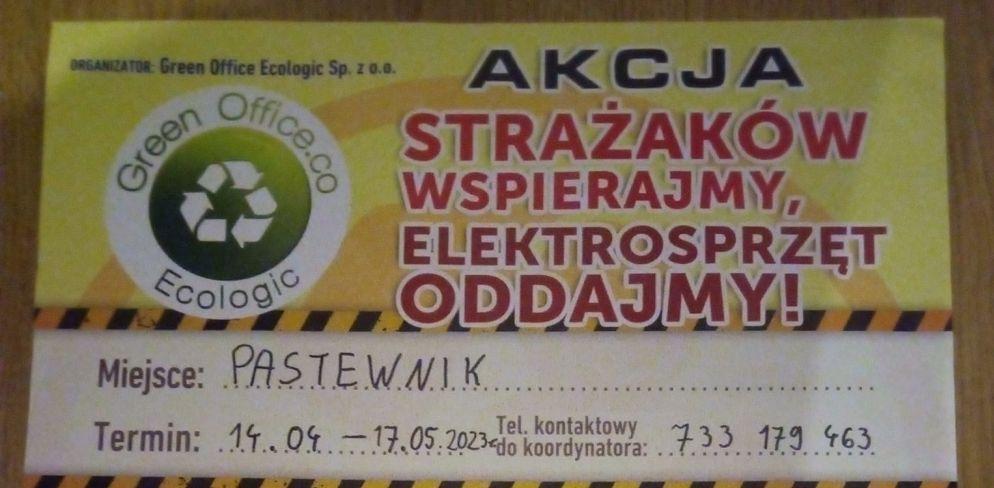 Elektrośmieci dla strażaków - Pastewnik