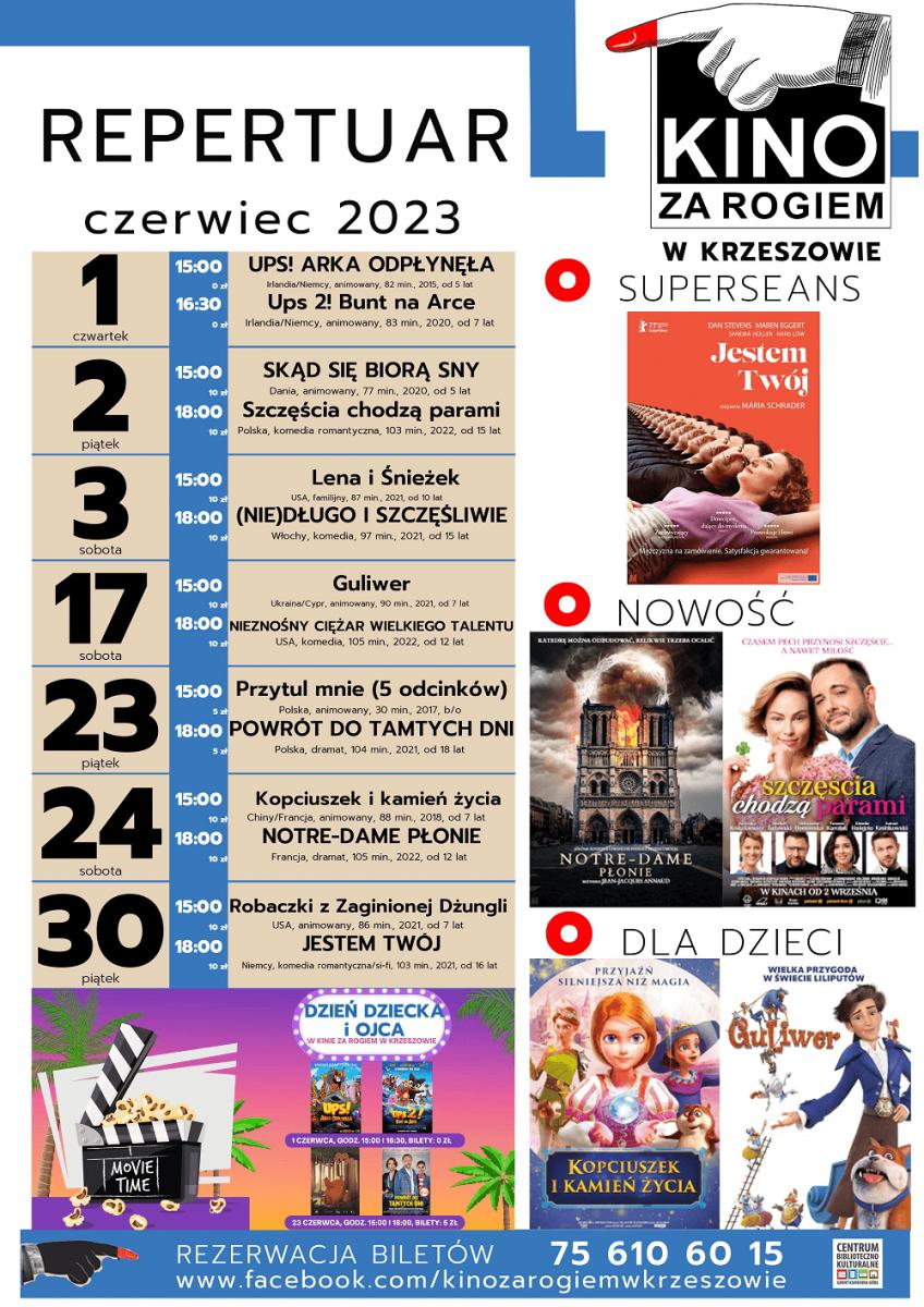 Kino za Rogiem zaprasza - maj 2023