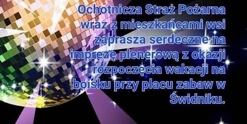 Rozpoczęcie wakacji w Świdniku