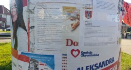Zaklejają obwieszczenia