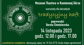 Warsztaty haftu w Kamiennej Górze