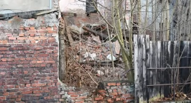 Zawalił się fragment budynku