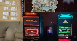Nielegalne automaty i narkotyki