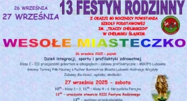 XIII Festyn Rodzinny w Chełmsku Śląskim: Dwa dni pełne atrakcji z okazji 80-lecia szkoły