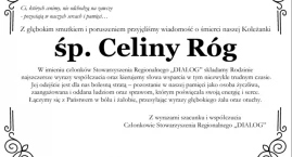 Pożegnanie - śp. Celina Róg