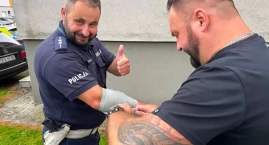 Tamowanie krwotoków na policji