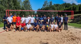 Policjanci rywalizowali na piasku