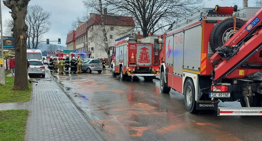 Wypadek w Rajczy