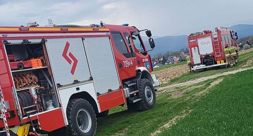 Pożar w Leśnej