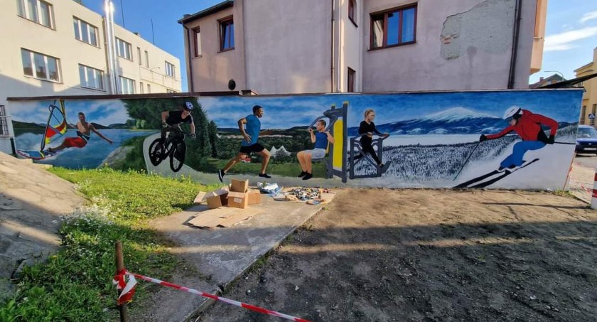 Nowy mural w mieście