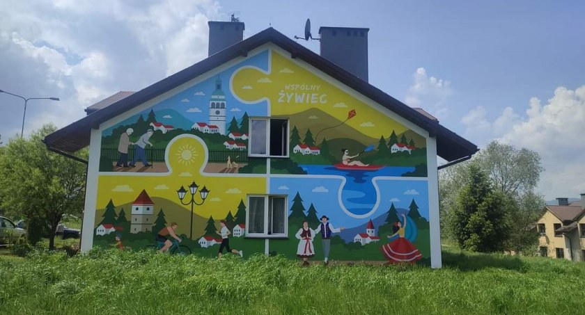 Wspólny Żywiec - Kolejny Mural z Projektu Smart Żywiec (R)ewolucja