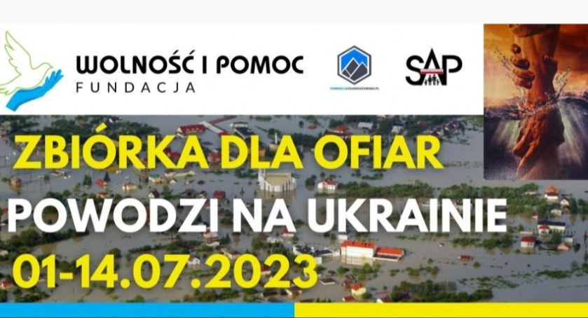 Zbiórką dla ofiar powodzi na Ukrainie 