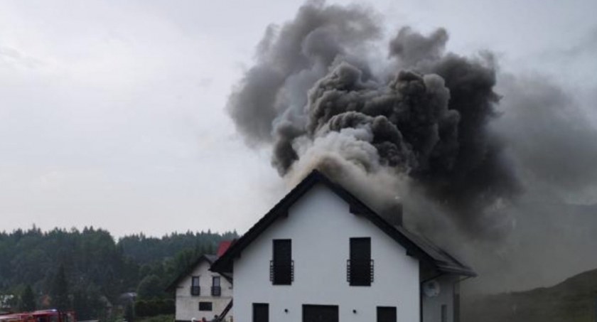 Pomoc rodzinie dotkniętej pożarem w Koszarawie