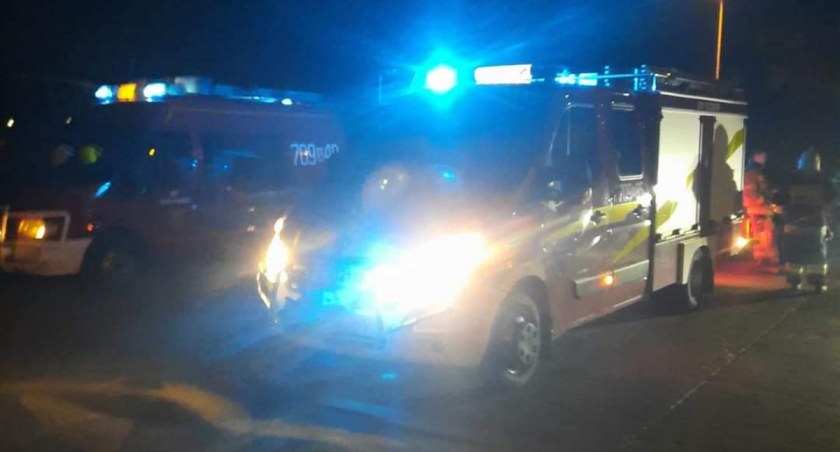 Straż pożarna musiała pomóc Policji