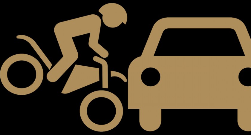 Wypadek na moście Widzyka z udziałem motocyklisty