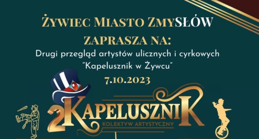 Kapelusznik na żywieckim rynku 