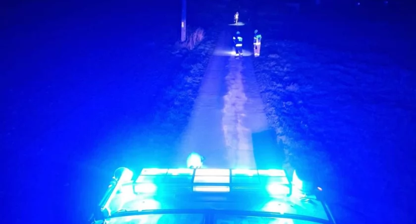OSP Leśna  w akcji