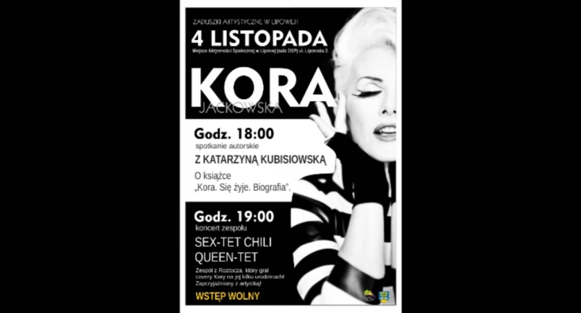 Zaduszki Artystyczne w Lipowej! Koncert i wspomnienie KORY! 