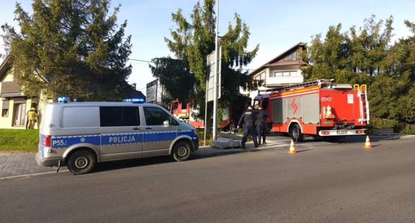 Pożar w budynku mieszkalnym na ul. Suskiej w Żywcu - W akcji ratunkowej zaangażowane są liczne służby!