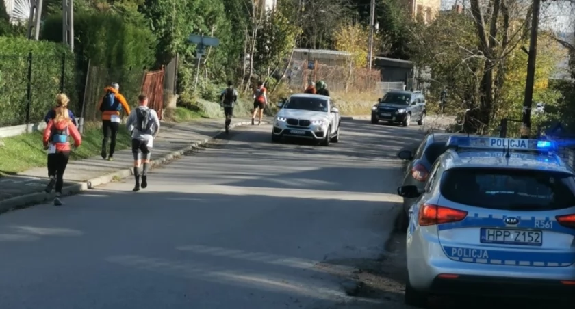 Policjanci czuwali nad bezpieczeństwem uczestników Maraton Beskidy
