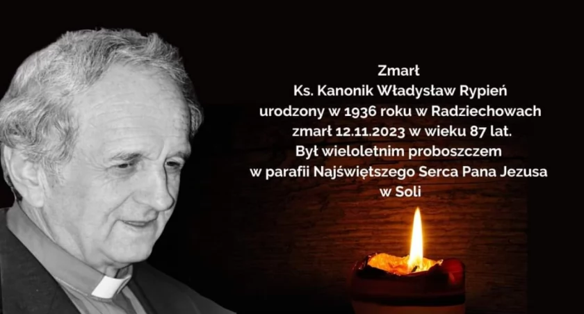 Zmarł Ksiądz Kanonik Władysław Rypień 