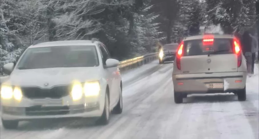 Pilne droga w stronę granicy w Korbielowie całkowicie zablokowana