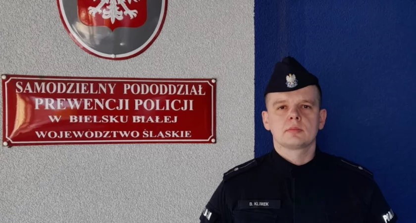 Policjant uratował życie