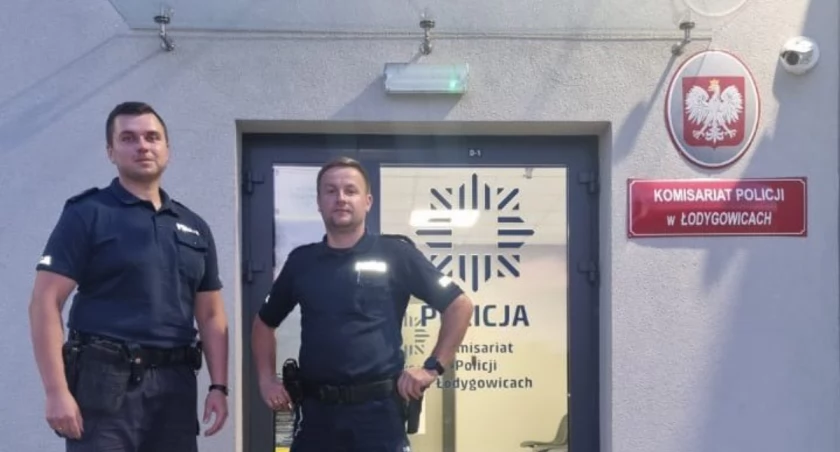 Bohaterski wyczyn policjantów z Łodygowic