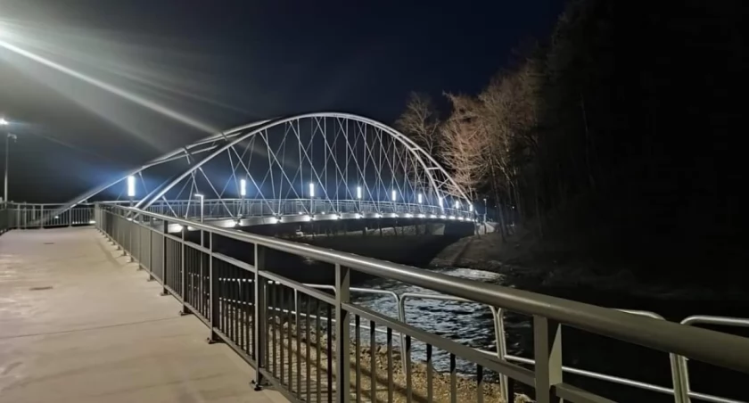 1 stycznia zostanie oddana do użytku kładka pieszo-rowerowa.