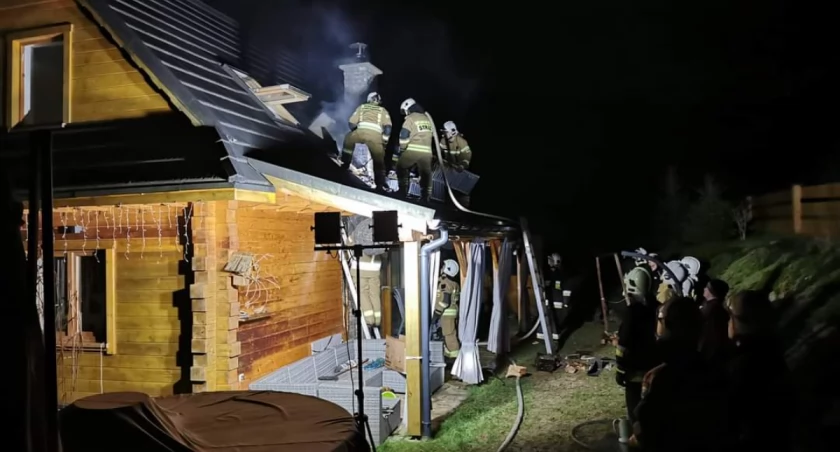 Pożar w Pewli Ślemieńskiej 