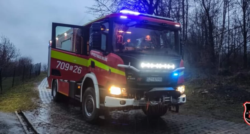 Pożar w Międzybrodziu Bielskim