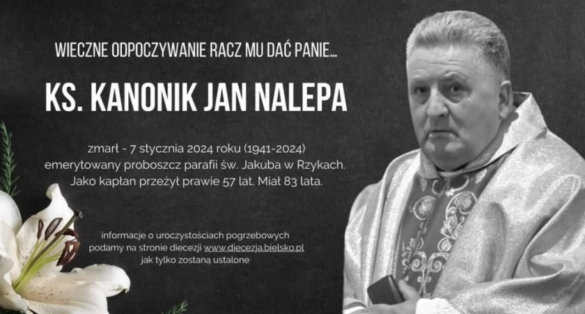 Zmarł ksiądz kanonik Jan Nalepa 