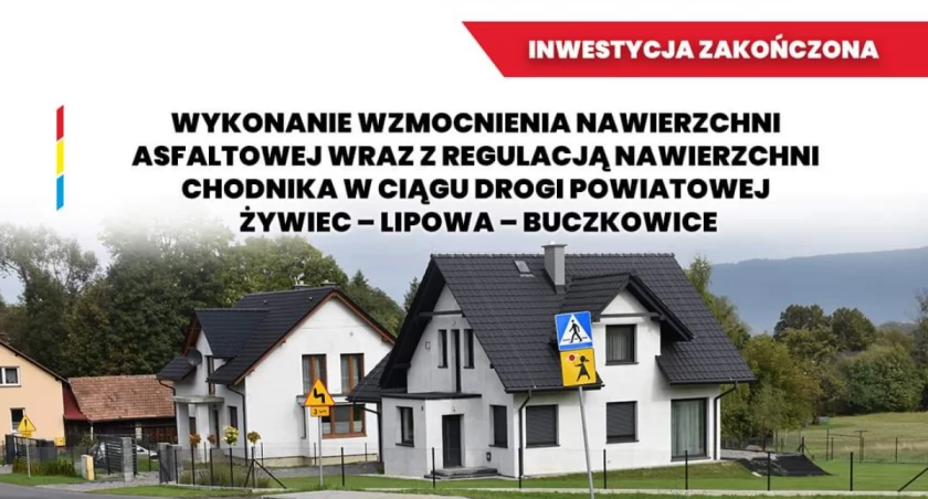 Następna inwestycja na Żywiecczyźnie zakończona