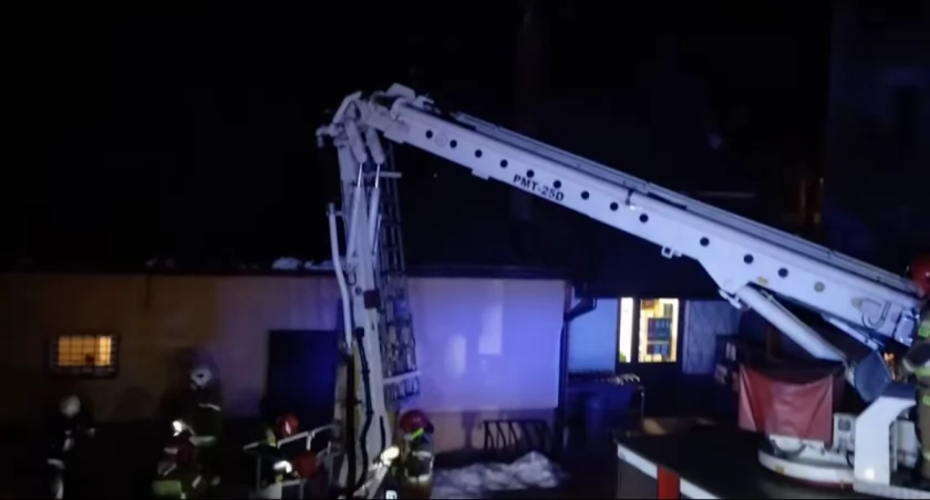 Pożar w  miejscowości Milówka 