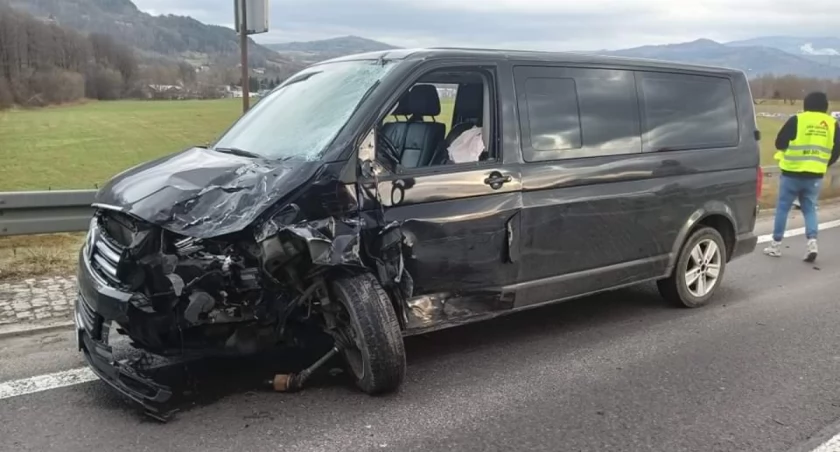 Wczorajszy wypadek na S1