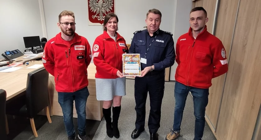Podziękowania dla Komendy Miejskiej Policji w Bielsku-Białej za udział  w 32 Finale Orkiestry Świątecznej Pomocy 