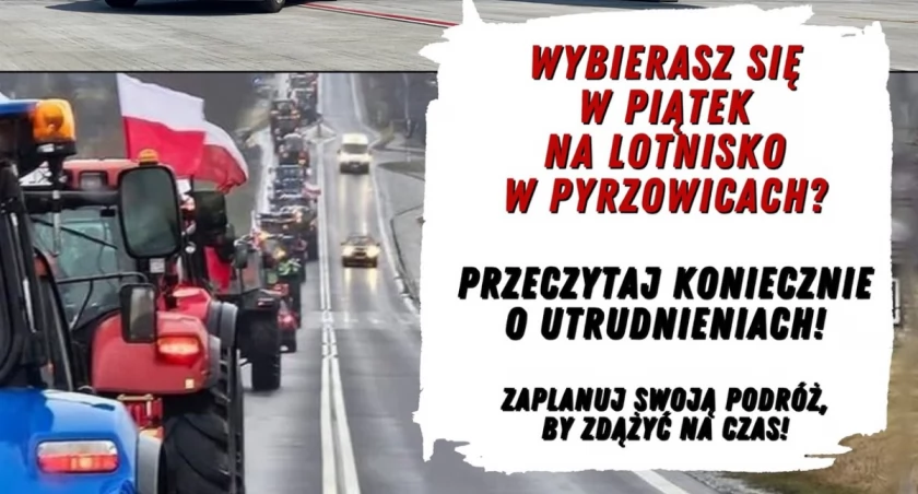 Uwaga kierowcy utrudnienia w okolicach lotniska